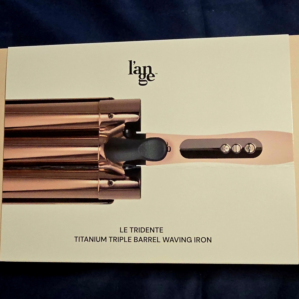 Lange Le Tridente Rose Gold Triple Barrel Waving Iron